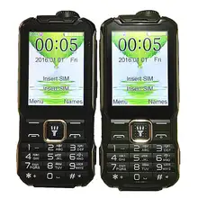 Русская клавиатура 2," внешний аккумулятор две sim-карты мобильный телефон FM двойной фонарик H-mobile T18