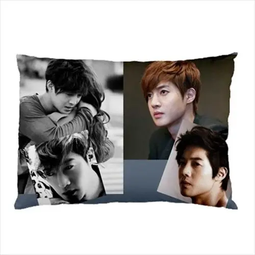 Hot Kim Hyun Joong Kpop Pillow Case Cover Collage Kim Hyun Joong