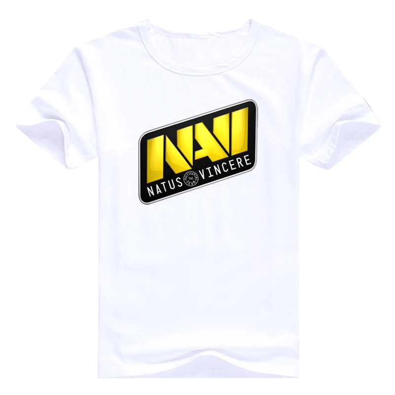  New fashion men t-shirt dota 2 clothes Natus Vincere Team logo geek T shirt summer cotton drake bra