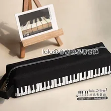 Принцесса сладкий лолита мешок монет косметичка pensile мешок серии клавиатуры фортепиано красивый узор пенал