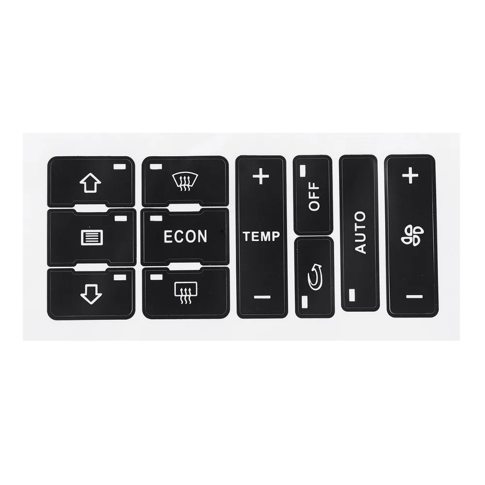 

Car Stickers For Audi A2/ A3 8L A/C Button Repair Kit Fix Faded Ugly Car Air Condition Control Switch Button Repair Stickers
