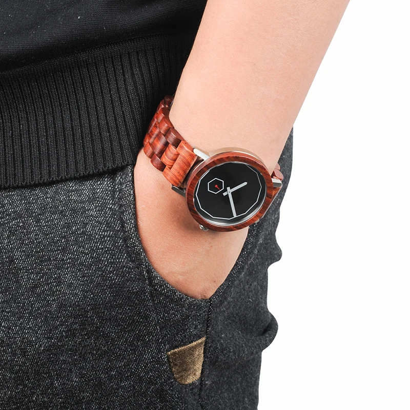 BOBO BIRD Watch Men Wood Strap Wristwatches Japan Movement 2035 Quartz Watches Gifts relogio masculino (20)