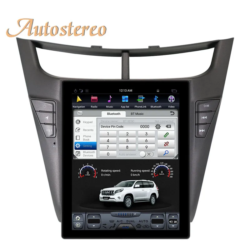 Sale Autostereo Android Tesla style Car GPS Navigation For CHEVROLET Sail 2015 2016 2017 2018 multimedia tape recorder no DVD player 10