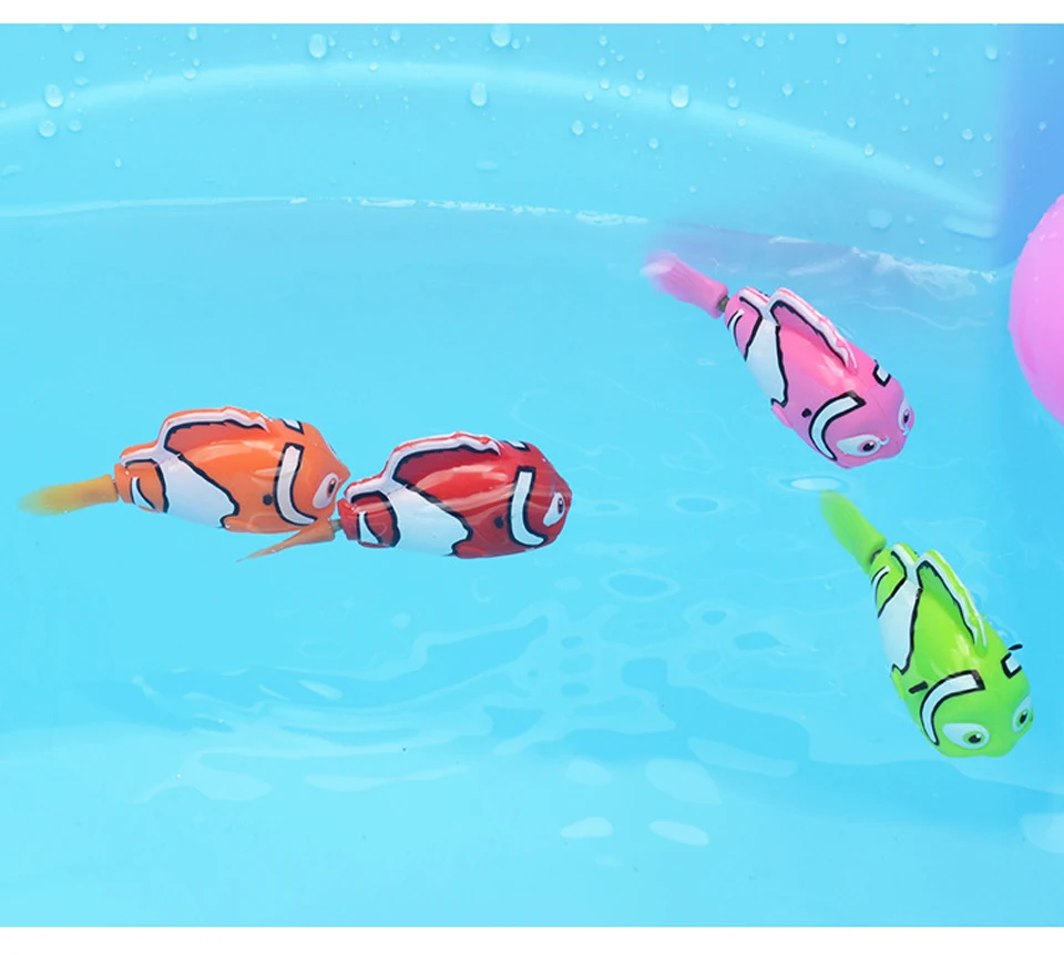 Детская электронная батарея управляемая Клоун Рыба плавающая капля игрушка играть в воду Ванна Белый Кит игрушки для домашних животных
