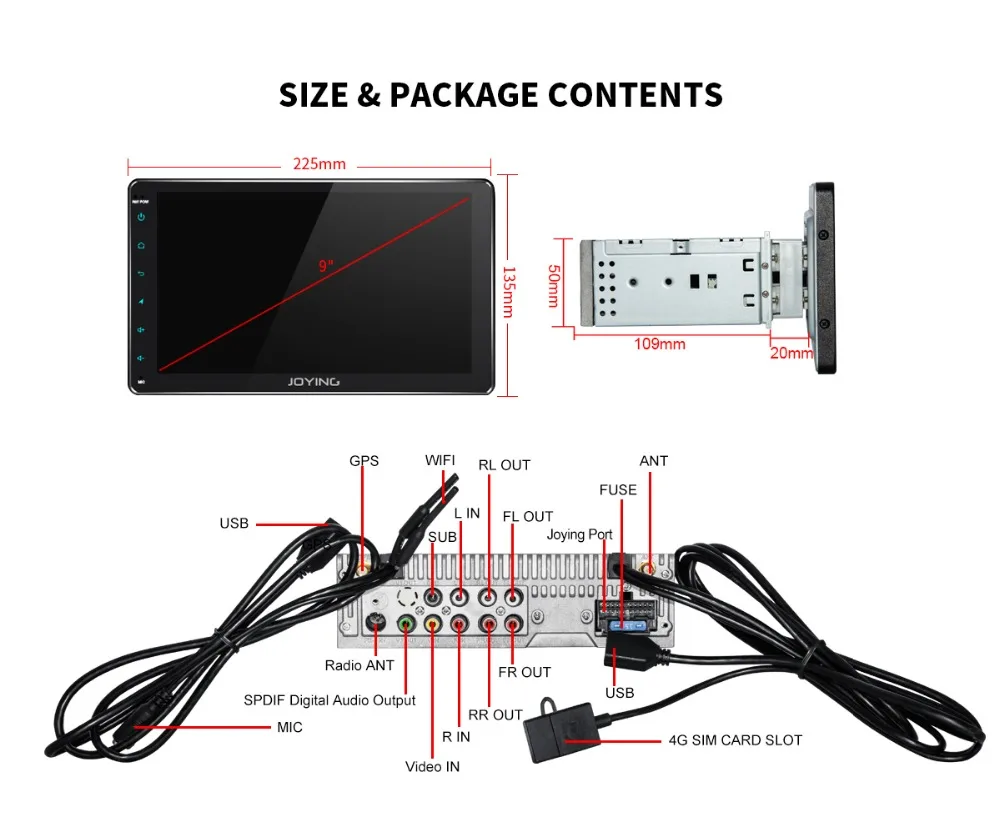 Cheap JOYING one din 9" Android 8.1 HD 4GB&64GB Octa Core GPS car radio player support 4G DSP universal head unit autradio fast boot 25 Cheap JOYING one din 9" Android 8.1 HD 4GB&64GB Octa Core GPS car radio player support 4G DSP universal head unit autradio fast boot 25
