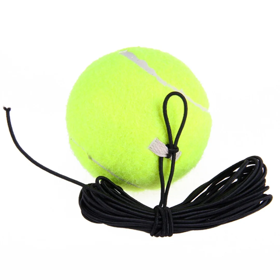 1Pcs Rubber Woolen Trainer Tennis Ball With String For Single Practice Training Rubber Competition Tennis Ball Hot Sale