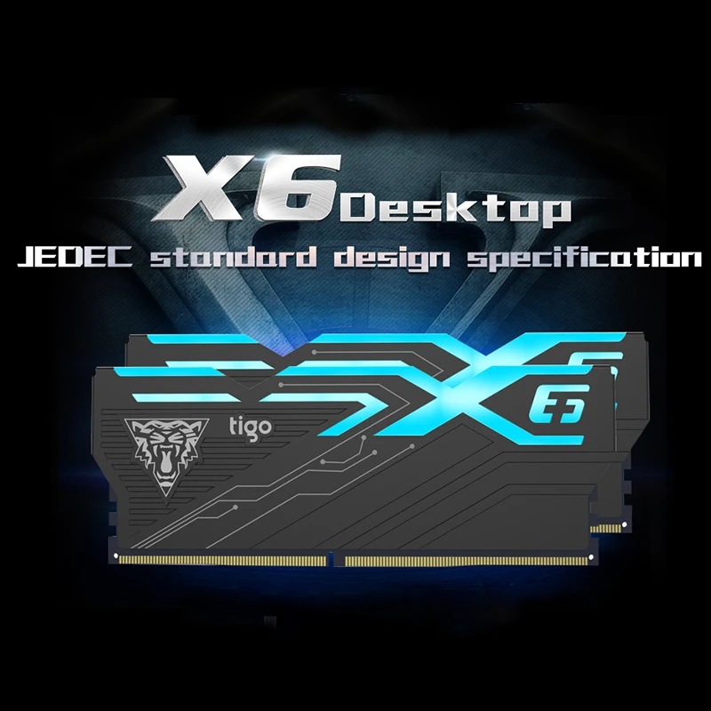 Tigo ram DDR4 16 Гб 3200 МГц RGB светодиодный игровой ПК Память для рабочего стола XMP разгон