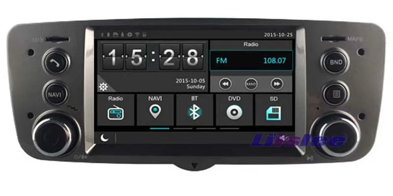 Clearance Liislee For Fiat Palio Stereo Radio Audio Radio CD DVD Player BT Wifi GPS MAP NAV Navigation 1080P System Original NAVI Design 4