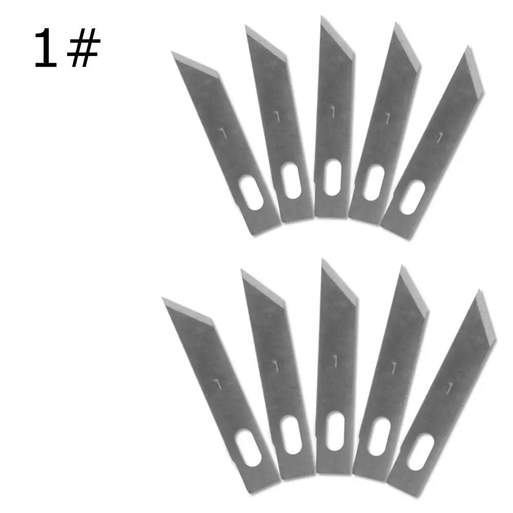 Free Shipping!10 Pcs One Lot 1 Surgical Knives Blades Carving Knife