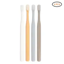 4 шт. зубная щетка для гигиены полости рта здоровая Мягкая Щетина зубная щетка Экологичная уход за полостью рта экологически чистые щетки для волос