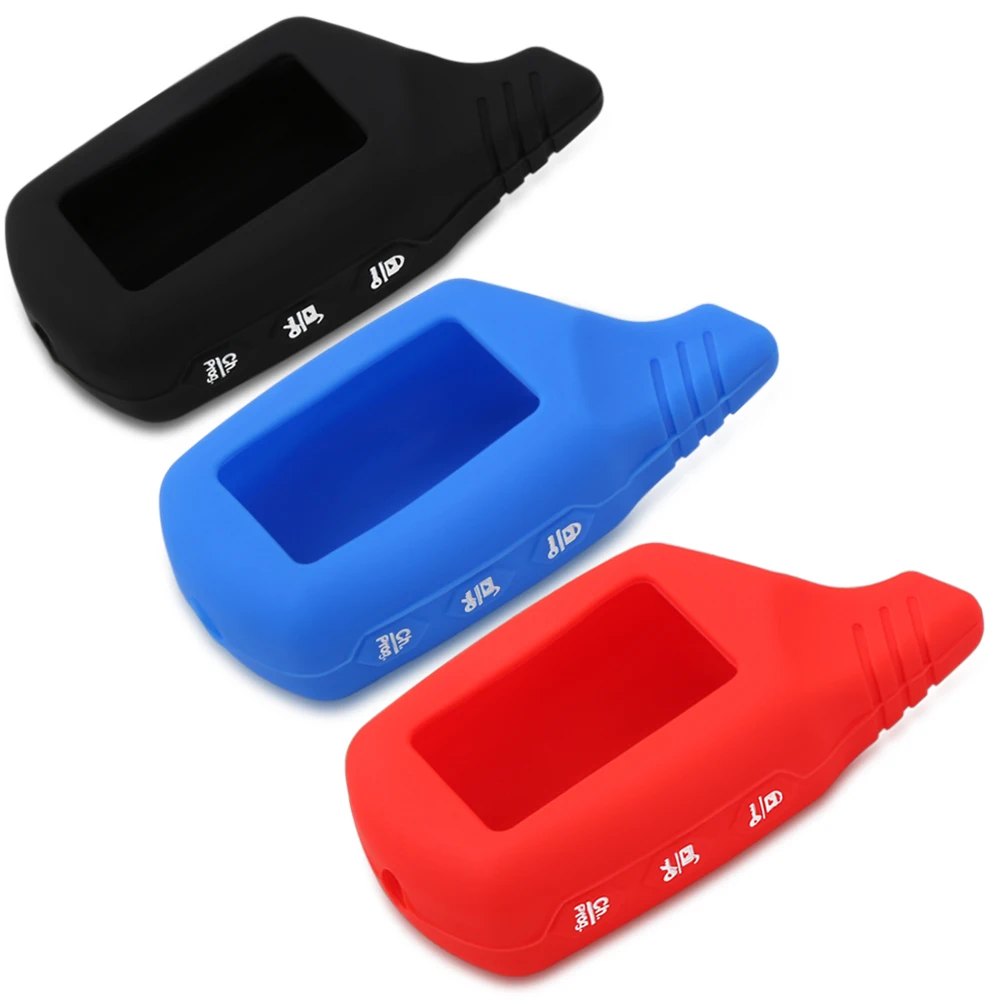 

1pc of New 3 Buttons Durable Soft Silicone Key Cover Case For Pandora Alarm Original Starline B9 B91 B6 B61 A91 A61 V7 Keychain
