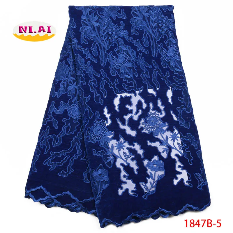 

Latest High Quality African Tulle Lace Fabric 2018 Purple Lace Fabric African Velver LaveLlace Trimmings For Sewing NA1847B-1