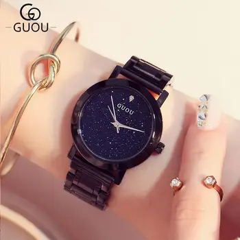 

Star Sky Ladies Watches Women Top Famous Luxury Brand Casual Quartz Watch Female Watches Girl Wristwatches Relogio Feminino HOT