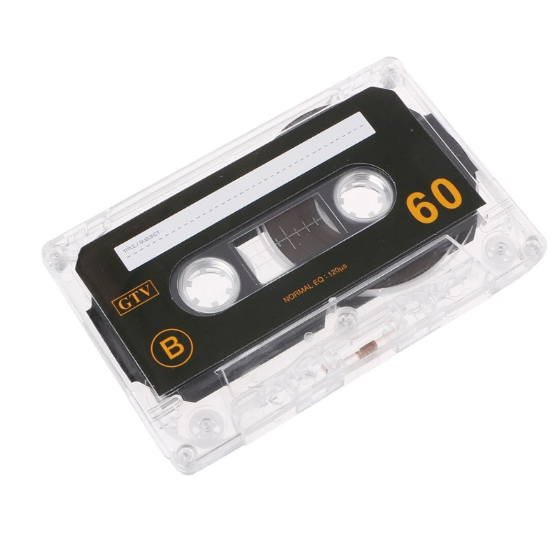 Стандартная кассета пустая лента 60 минут аудио запись для речевого музыкального плеера