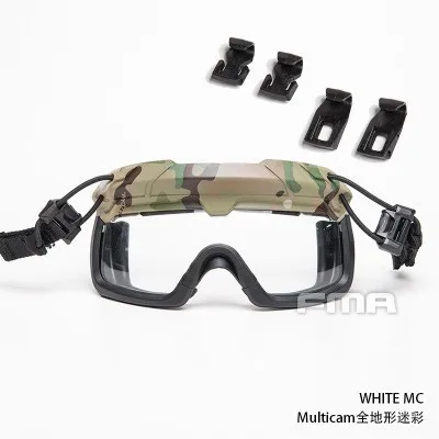 Шлем FMA специальная часть стиль защитные противотуманные очки 3 мм Толщина Объектива Cs полевые операции очки Tb1333-w - Цвет: MC