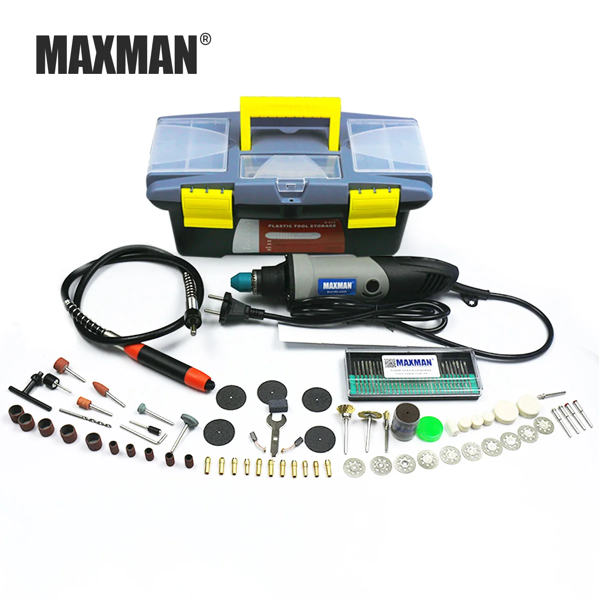 

MAXMAN Electric Dremel 220V/110V Mini Taladro Dremel Die Grinder 0.6 6.5mm Chuck Power Tools with Accesorios Usd for Sand Paper