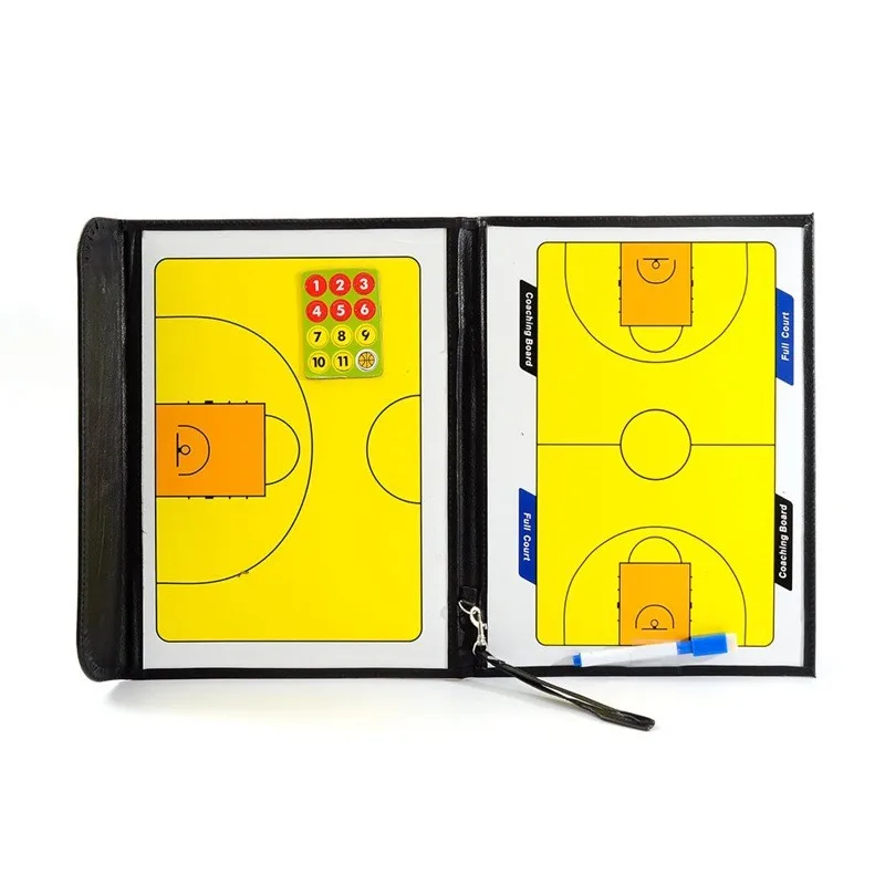 Розничная продажа PU покрытие стираемые Маркер 12 магнитные шахматы штук Баскетбол матч тактический плиты складной доске тренер