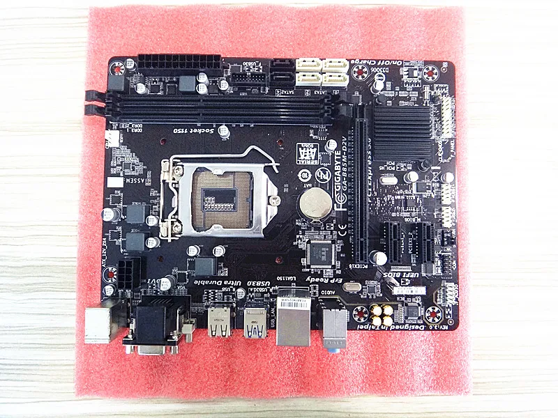 Gigabyte GA-B85M-D2V оригинальная материнская плата LGA 1150 DDR3 USB3.0 16G B85 B85M-D2V настольная материнская плата SATA III системная плата Б/у