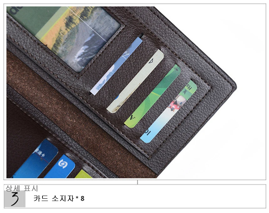 Мужское кожаное портмоне jeep buluo, брендовый кошелек цвета хаки с отделением для карт, длинный бумажник с отделением для монет, деловая сумка-клатч, модель 8068, все сезоны