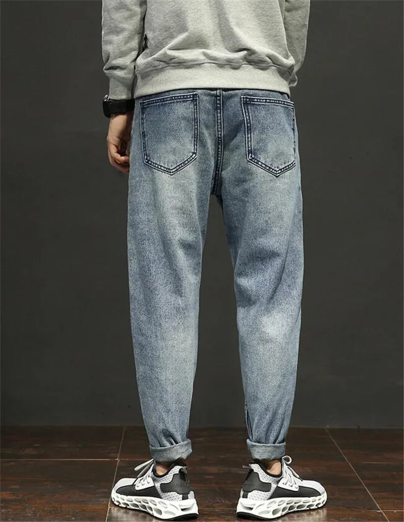 MORUANCLE модные Для мужчин Мешковатые хип-хоп джинсы Camoflouge лоскутное свободные шаровары джинсовые брюки, штаны человек плюс Размеры 28-42 Жан