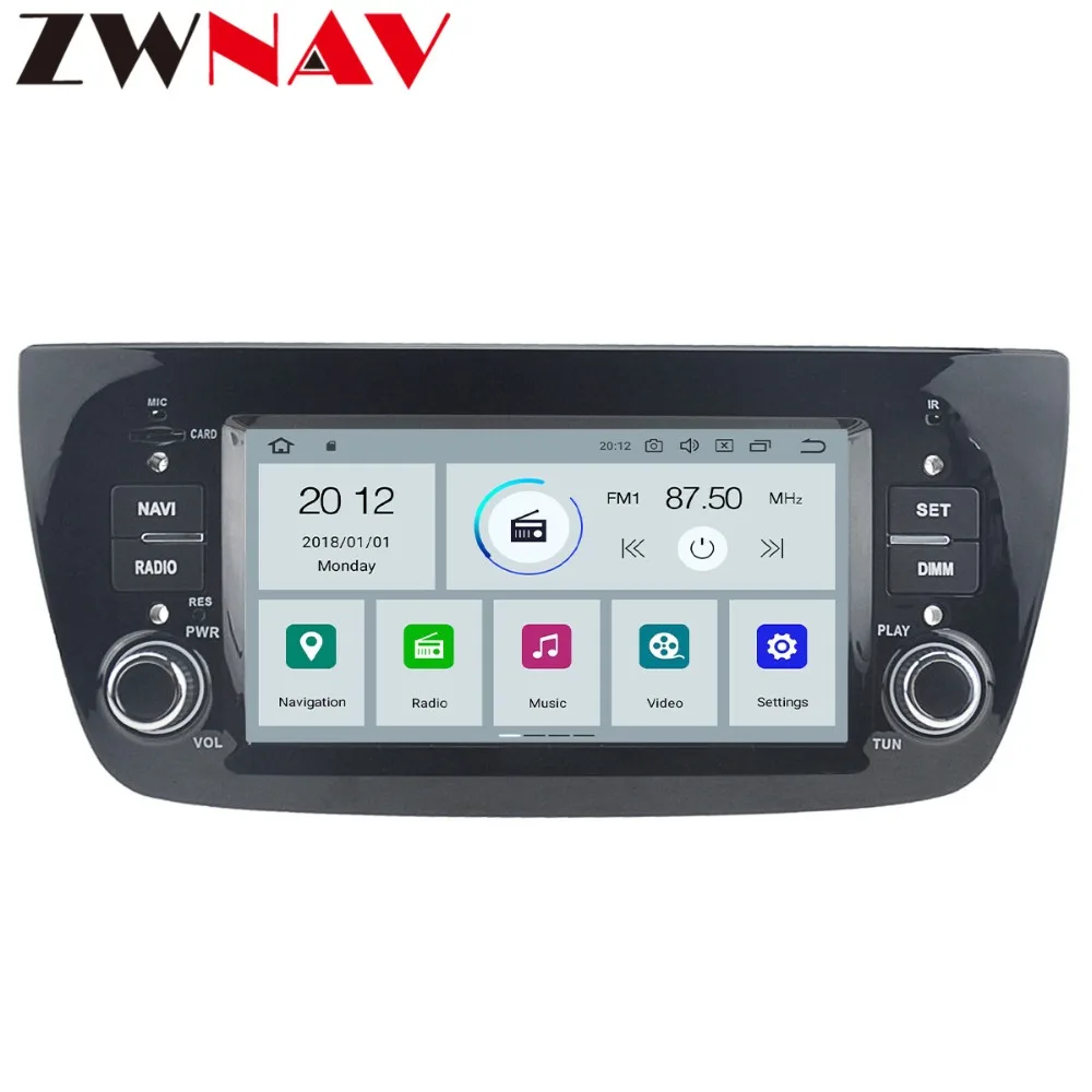 Top ZWNAV Android 9.0 Car DVD Player For FIAT DOBLO/Opel Combo/Tour 2010+ Radio Ibiza GPS Nivigation with Mirroring link RDS px5 IPS 2