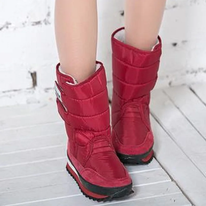 

Fruit Colorful Sakura Snow Warm Winter Boots Women Shoes Short Tube Short Waterproof Bottes Femmes