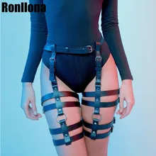Sexy Hot Erotic Harness Belts Bondage Lingerie Suspender Belt Gothic Punk Style Pu Leather Harness Leg Garters Body Harness Cage stylish handcrafted punk hardcore gothic d metal body bondage pu leather harness waist cincher dancing belt suspender starps