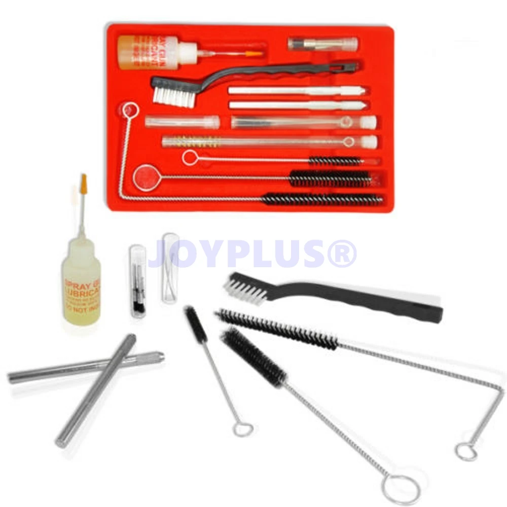 22 Piece Spray Gun Cleaning Kit with Case, Complete Set to Clean HVLP
