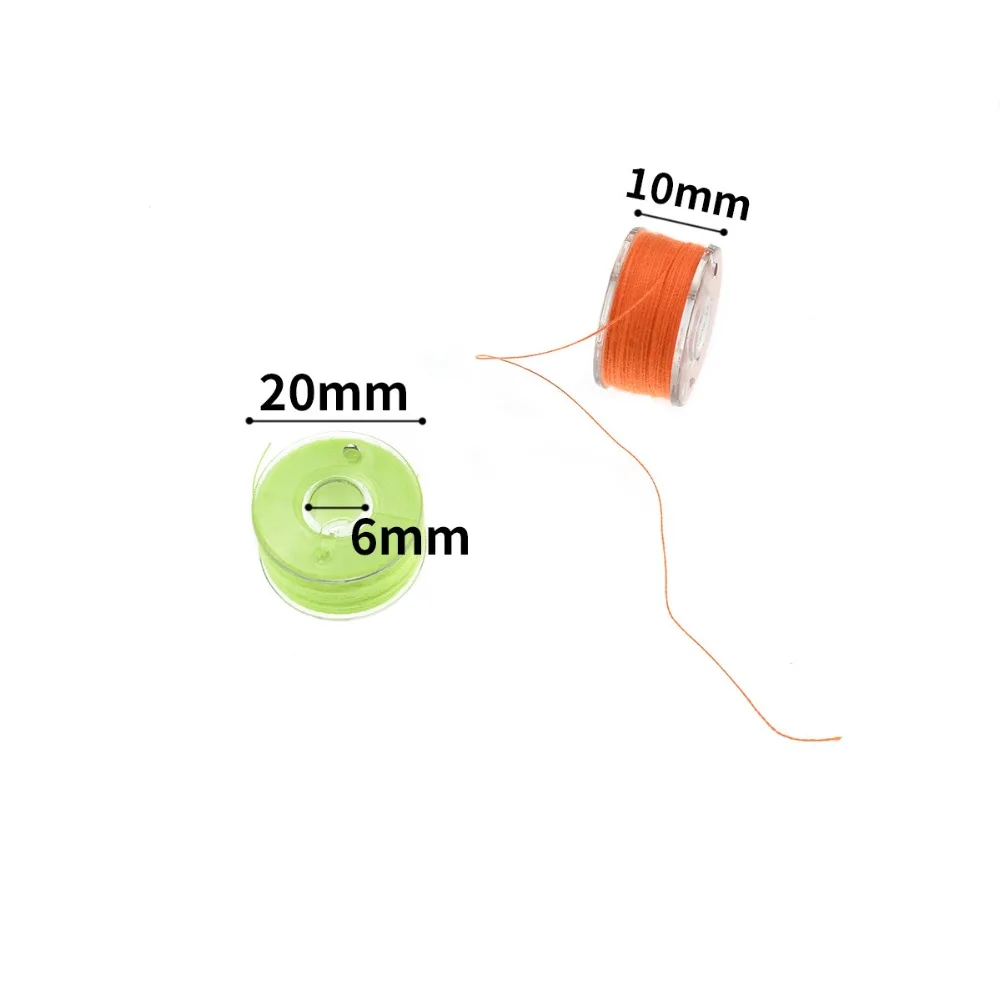 36 шт. Швейные шпульки для ниток с бобины Чехол Набор нитей для шитья для нескольких швейных машин стандартного размера и разных цветов