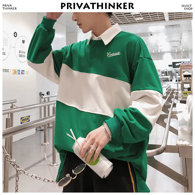 Privathinker толстовки с капюшоном свитшоты в стиле пэчворк 2018 мужские уличные