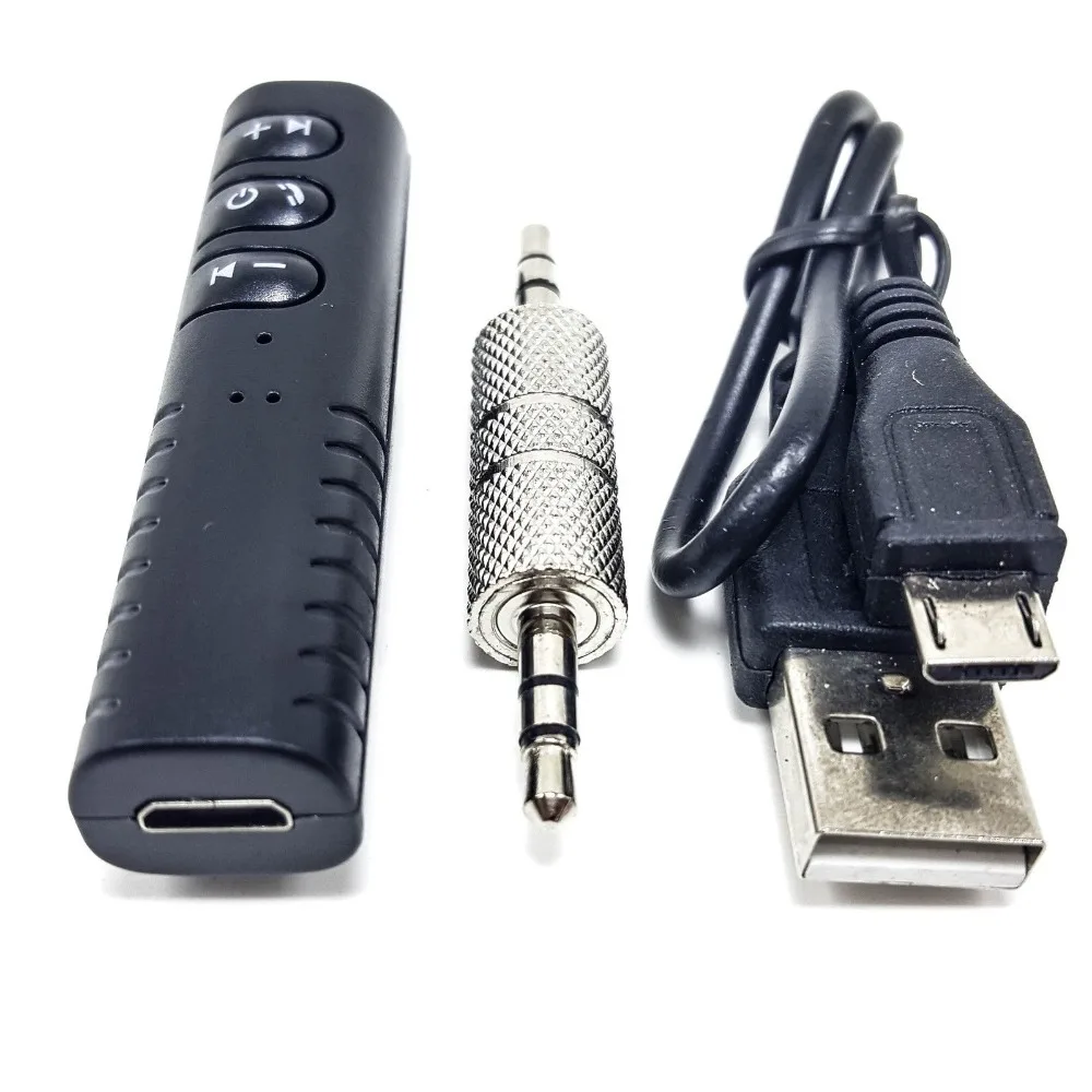 

High quality lapel-type audio receiver Car Hands-Free Bluetooth 3.5Aux Audio Receiver 4.1 Hd Call Bluetooth Audio Receiver