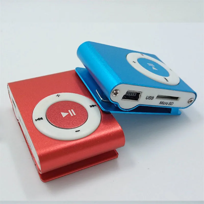 MP3 Colorful Mini Mp3 Music Player Mp3 Player Micro TF Card Slot USB MP3 Sport Player USB Port With Earphone 2GB TF Card