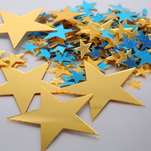 50 qty Small Laser Cut Acrylic Stars,Mirror Gold Acrylic Stars- DIY Craft Supplies Flag Making 50 qty Small Laser Cut Acrylic Stars,Mirror Gold Acrylic Stars- DIY Craft Supplies Flag Making