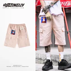 NELLY 2019 летние японские Стиль карманные тактические шорты мужские повседневные ретро высокие уличные шорты для бега