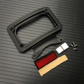 

Chrome Laydown Curved License Plate Bracket For Harley Street Glide/Road Glide