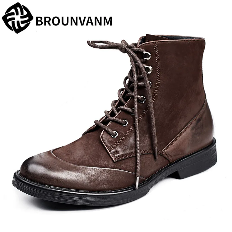 

Riding boots winter Riding boots, 2017 new autumn winter British retro men shoes zipper leather shoes breathable fashion boots