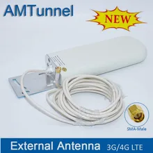 4G антенны SMA wifi кабель маршрутизатора 3g 4g LTE Антенна 2,4 ГГц Наружные Антенны с кабелем 5 м для Huawei ZTE модем-маршрутизатор