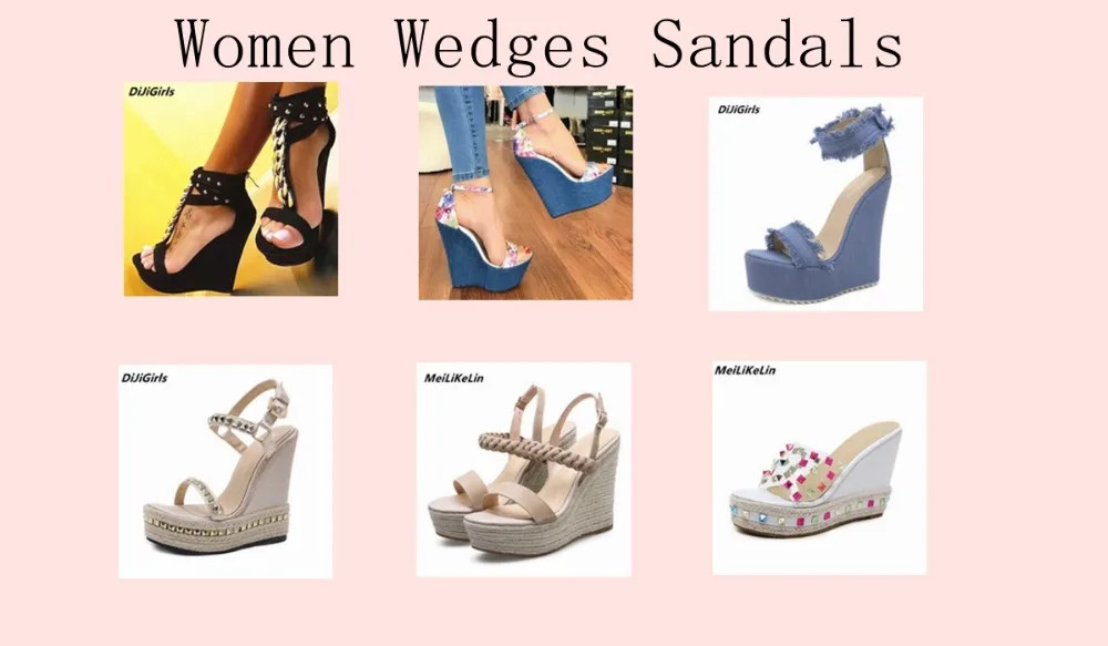 DiJiGirls/Новое поступление; женские босоножки на танкетке; Босоножки на платформе в уличном стиле в стиле панк; женские плетеные летние туфли; женская обувь на высоком каблуке; Лидер продаж