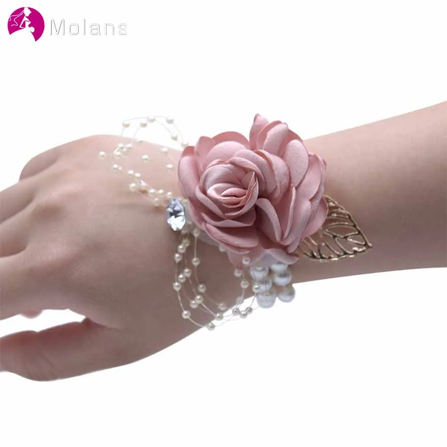 gran regalo para flores niña Nupcial Bridesmaids Diamante Pulsera