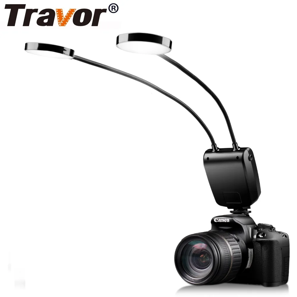 

Travor ML-2D Flash Ring LED Macro Flash Speedlite Metal Hose Arbitrary LCD Display For Canon Nikon Panasonic Olympus MI-Sony