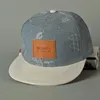 2022 New cotton denim hat affixed cloth letters casual fresh graffiti snapback caps for woman men bone hip hop baseball cap ► Photo 2/3