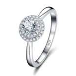 H: HYDE, классическое, 9 цветов, 1Ct, AAA, CZ, обручальное кольцо для Wom, очаровательное кольцо с кубическим цирконием, ювелирные изделия, вечерние, подарок, anillos mujer