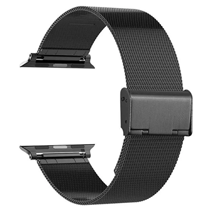 

For Apple Watch Band Milanese Apple Watchband 38mm 40mm 42mm 44mm Stainless Steel Braided Watchband