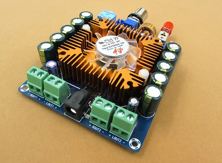12 В постоянного тока TDA7850 4 0 канальный мини HIFI автомобильный аудио усилитель