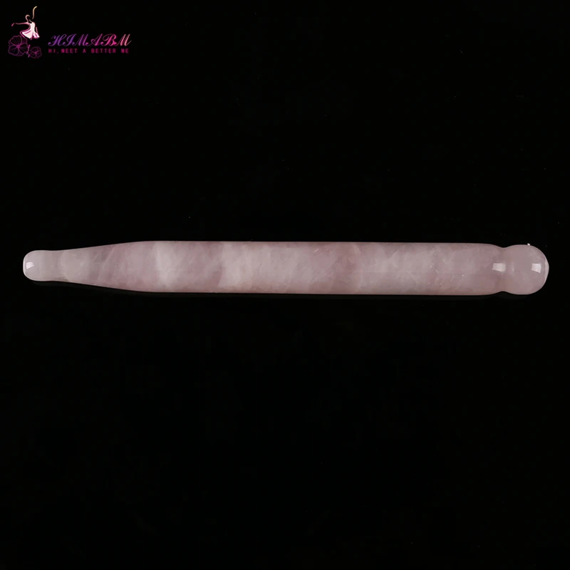 Палочка для массажа лица HIMABM Gua Sha из розового кварца ручной работы палочка