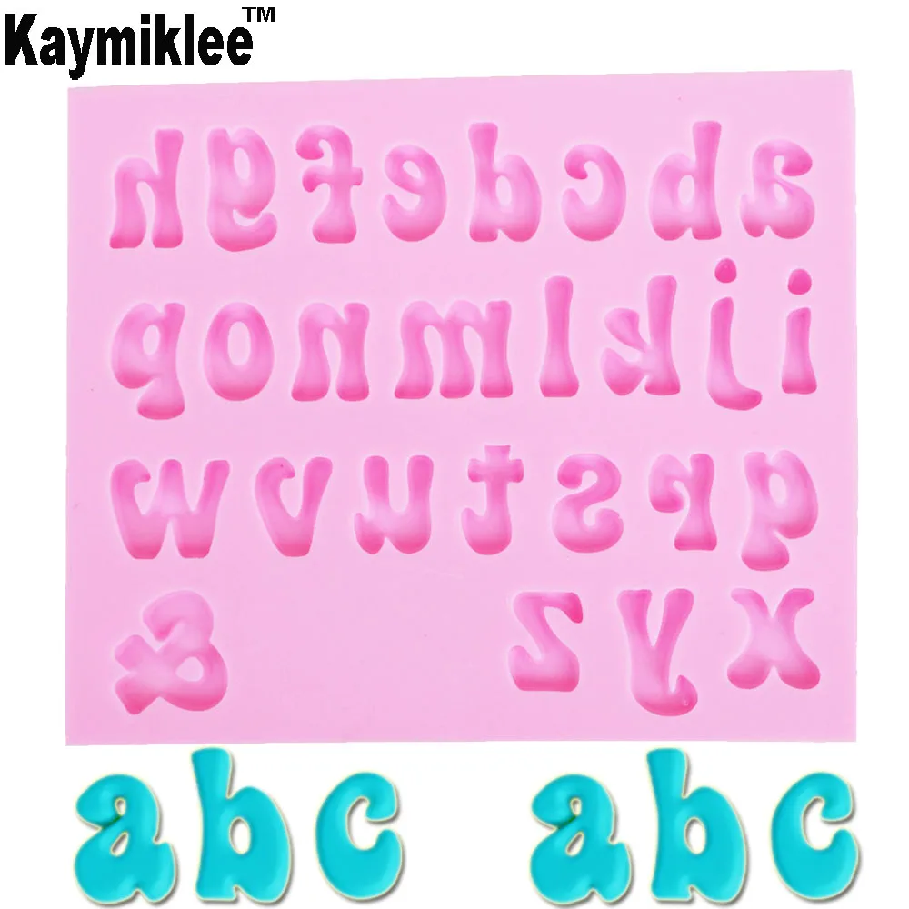 M949 Lowercase Letters Alphabet Silicone Mold Cake Decorating Tools