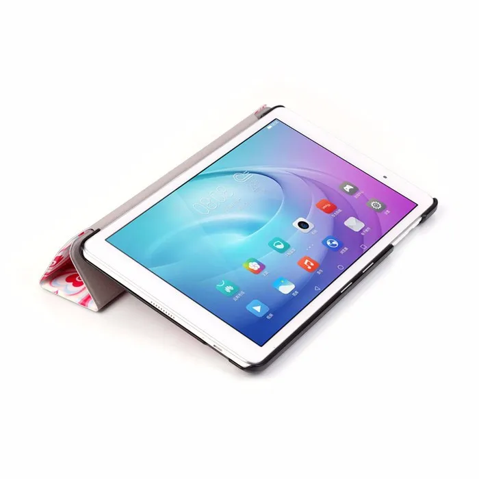 100 шт. искусственная кожа Стенд чехол для Huawei MediaPad T2 10.0 Pro fdr-a01l fdr-a01w fdr-a03l 10." Планшеты+ экран протектор