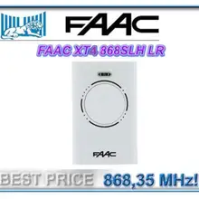 FAAC XT4 868 SLH LR(XT4 868 SLH) ворота гаража сменный передатчик дистанционного управления 868,35 МГц прокатный Код