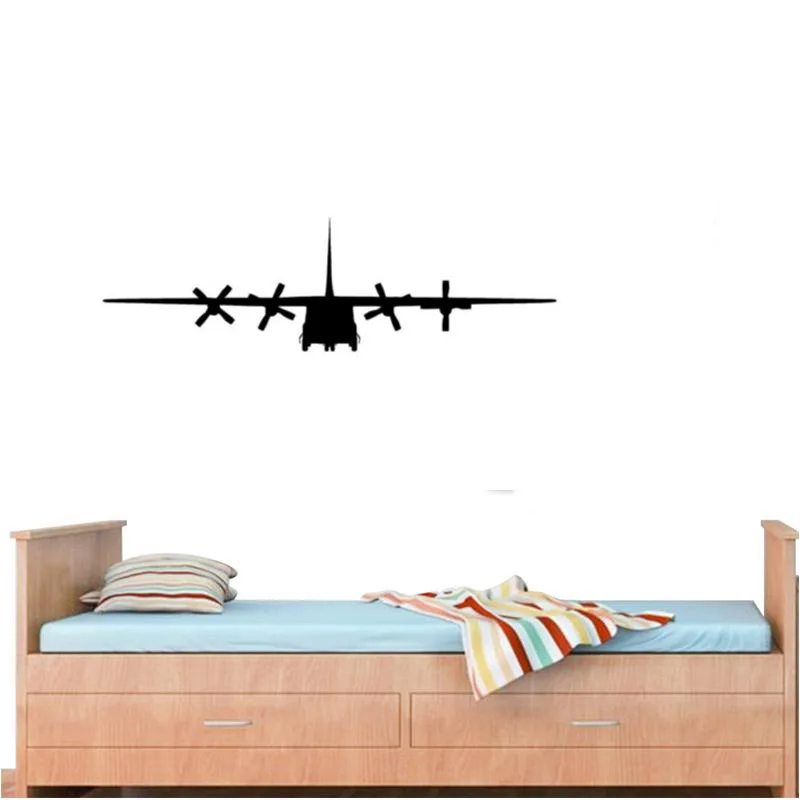 

C130 Military Army Airplane Wall Sticker for kids room decor,free ship