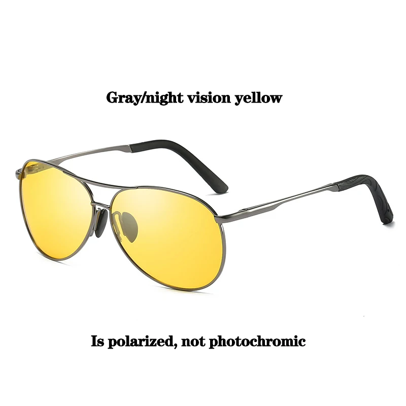 Psacss Классические поляризованные фотохромные солнцезащитные очки для мужчин и женщин, оправа из сплава, брендовые дизайнерские очки для вождения, рыбалки - Цвет линз: AR8013-14